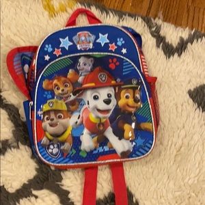 Paw patrol backed pack small